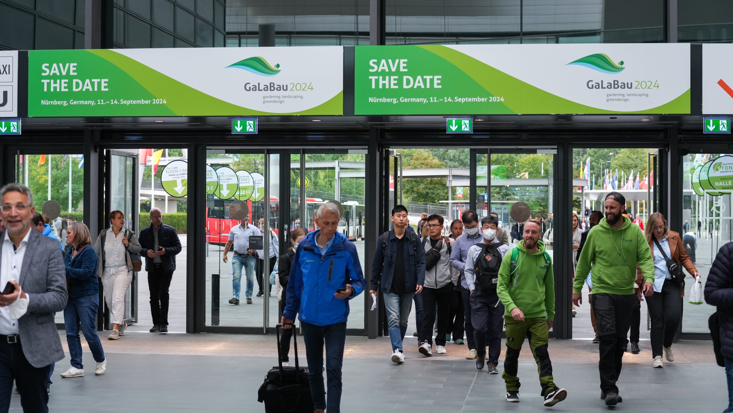 VIPA-Rent und SANY Bagger auf der GaLaBau Nürnberg